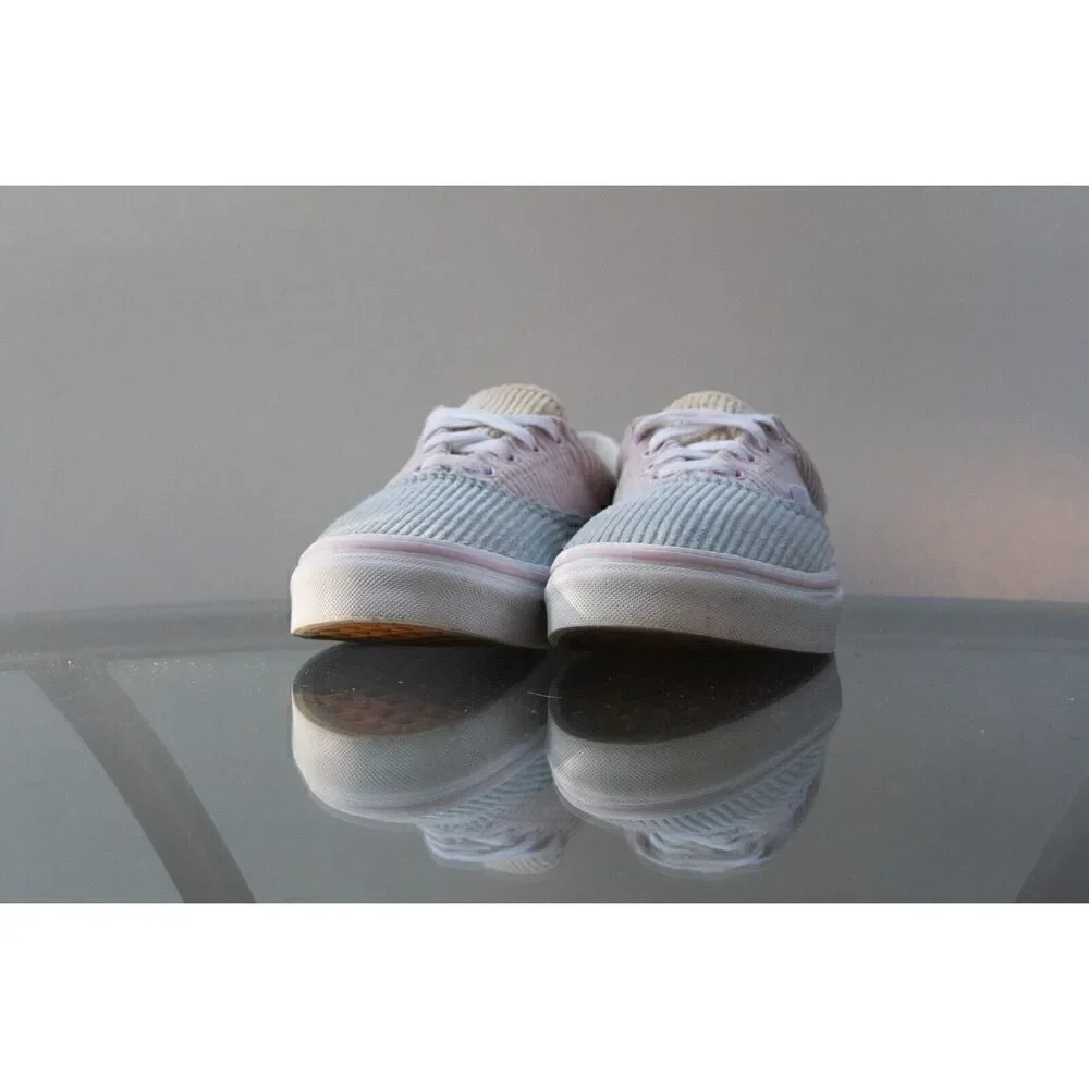 Vans Era Classics Colorblock Corduroy Pink Blue Yellow Shoes Sneaker Kid Size  7